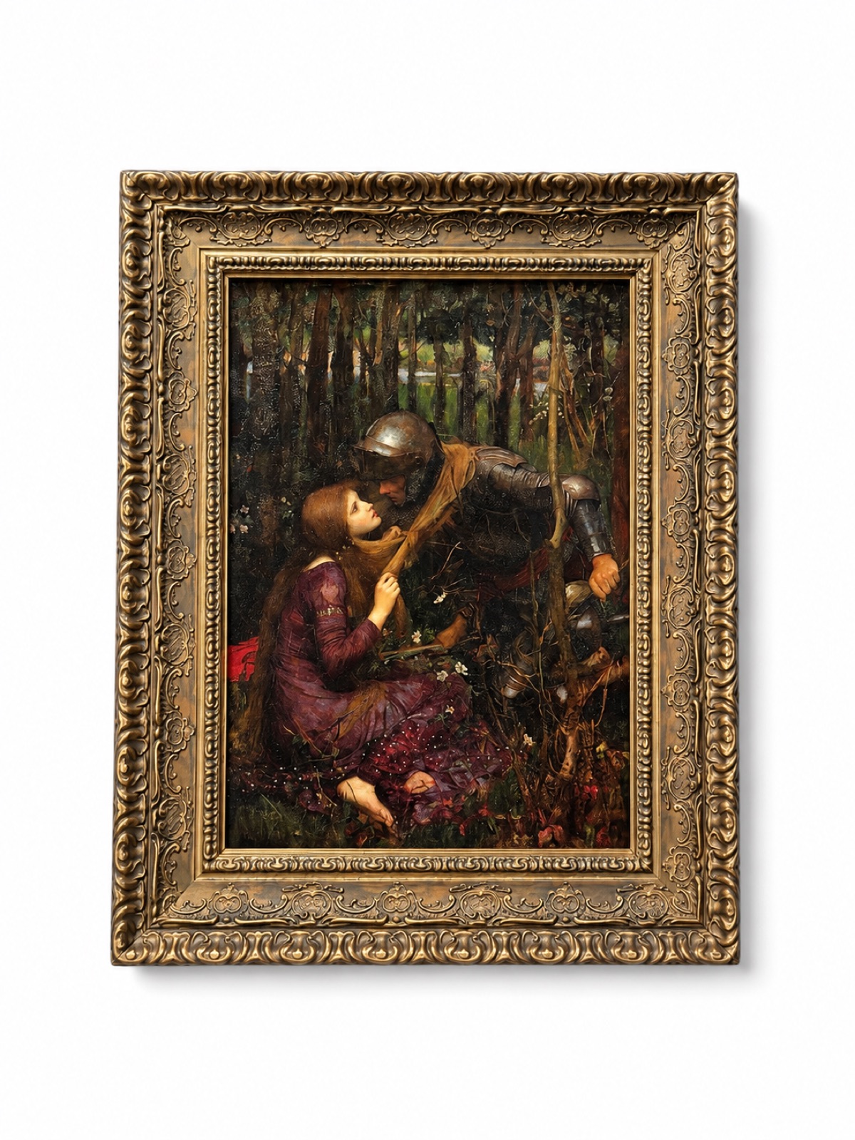 Wall art and framed pieces in the prop department at Silver Sail Studios